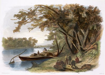 Encampment of the Travellers on the Missouri, Plate 23 from Volume 1 of 